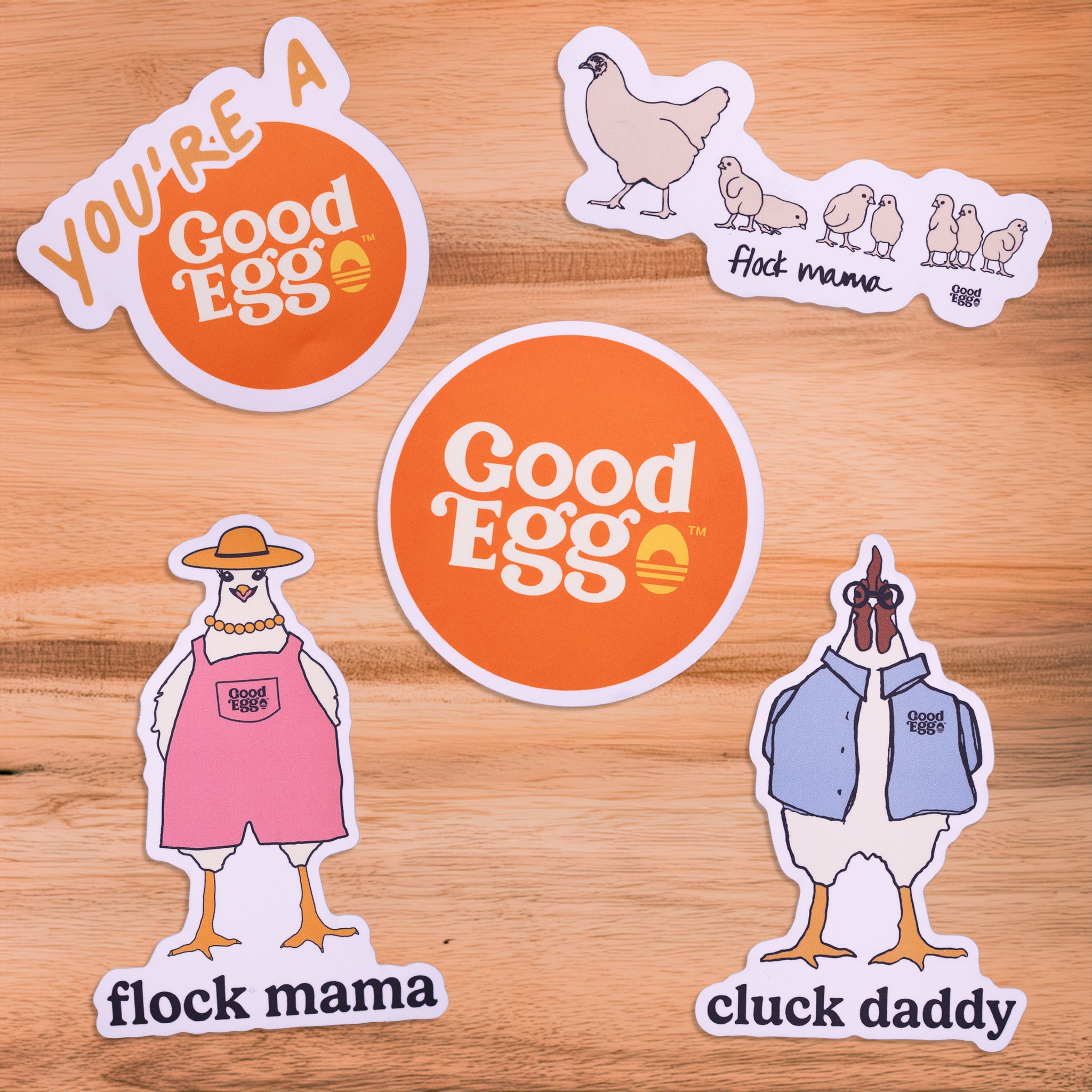 GoodEgg Full Flock Sticker Bundle – GoodEggStuff