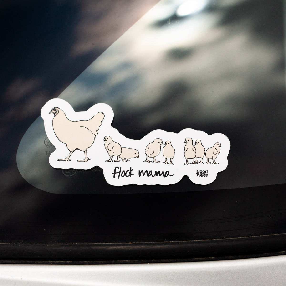 Good Flock GoodEgg Flock Mama & Chicks Sticker | GoodEgg®