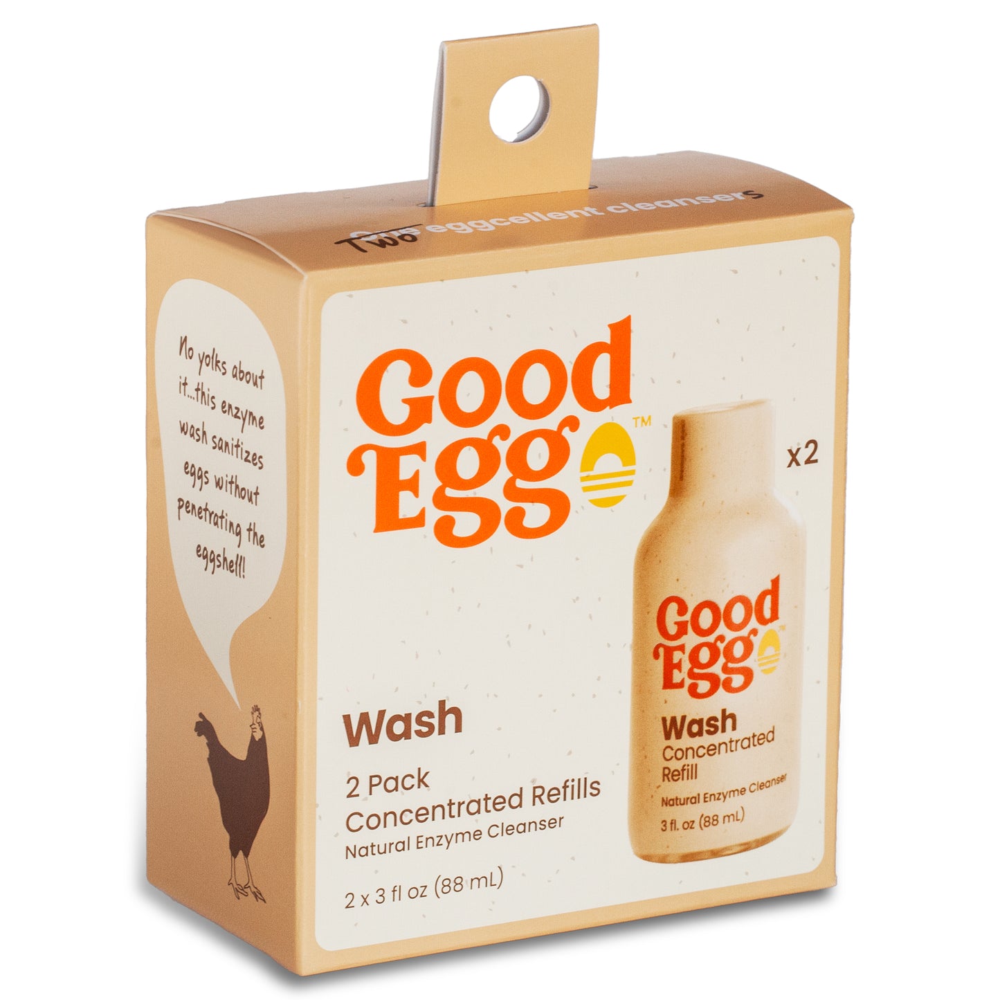 GoodEgg Wash Concentrated Refill 2 pack