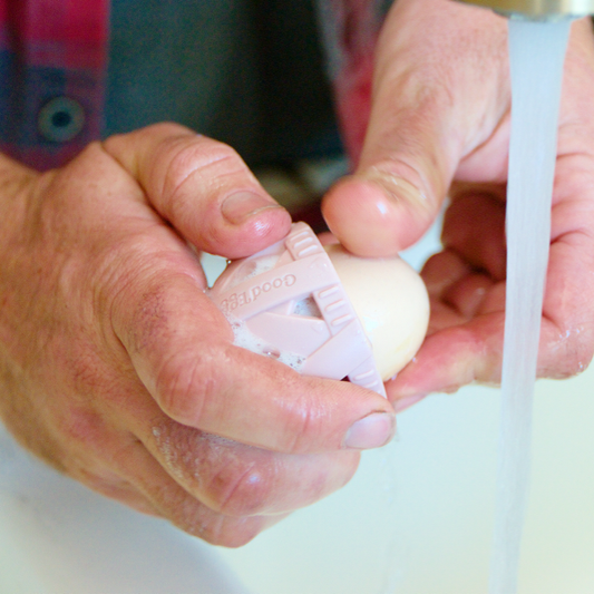  TUSGENK Egg Brush Cleaner, 1 Pack Silicone Egg Brush for Fresh  Egg, Egg Cleaner Brush Tool, Multifunctional Vegetable/Egg Scrubber, Easy  to Clean: Home & Kitchen